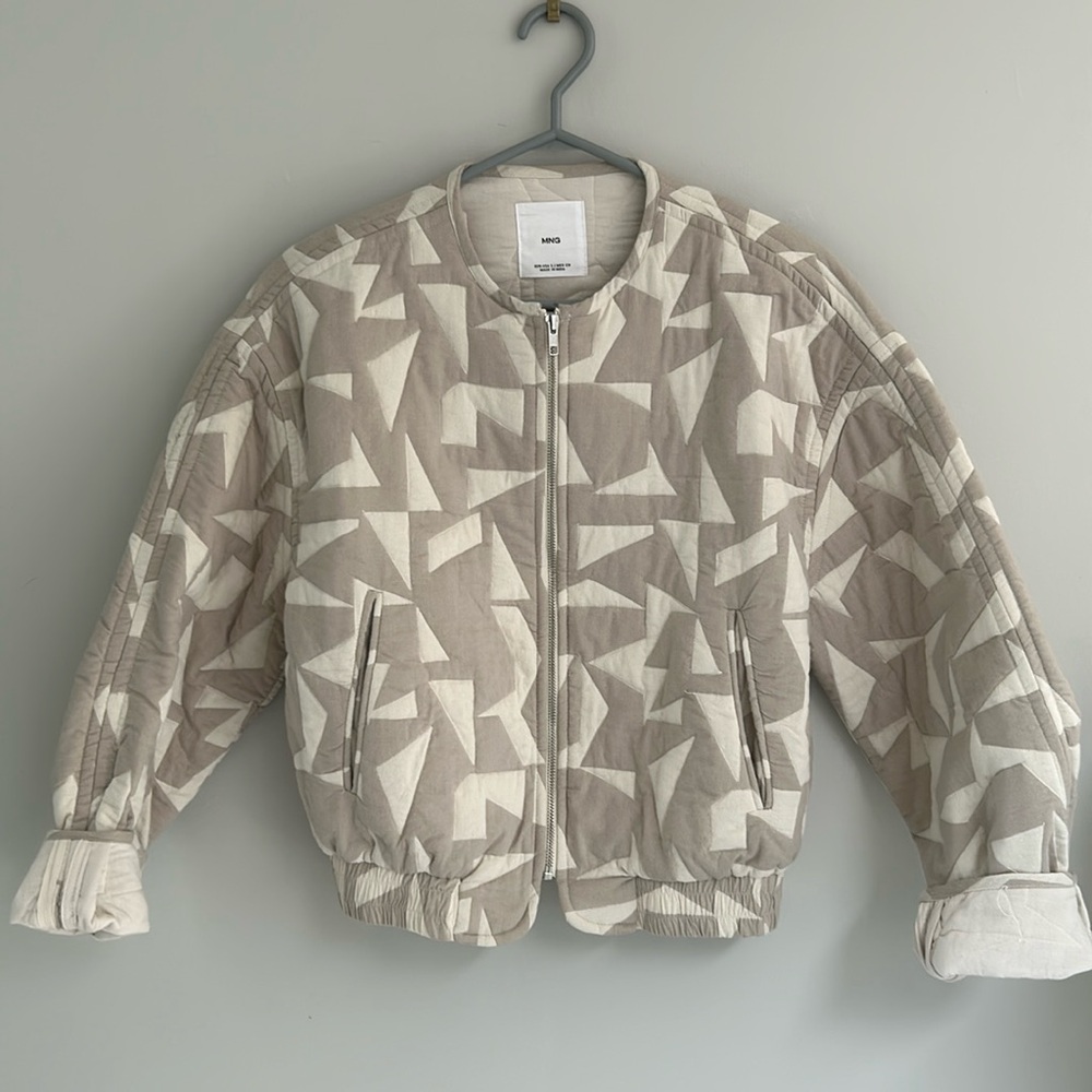 Mango Cotton Quilted Jacket